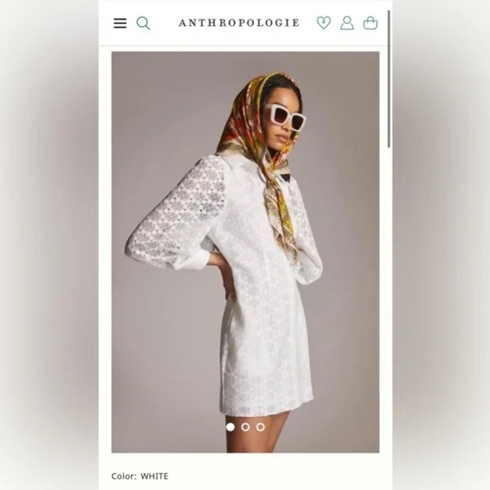 Mare Mare White Eyelet Dress